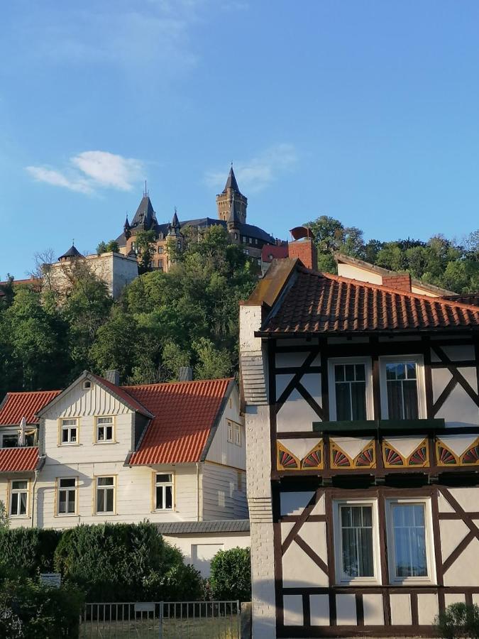 Apartamento Haus Kreuzberg Mit Schlossblick Wernigerode Exterior foto