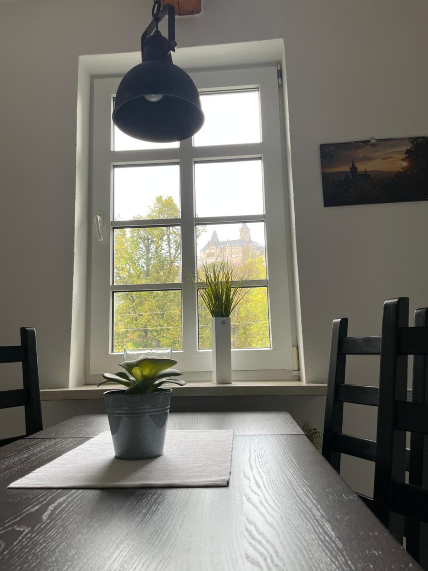 Apartamento Haus Kreuzberg Mit Schlossblick Wernigerode Exterior foto